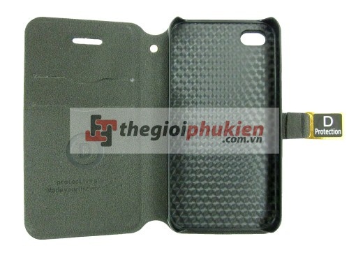 Bao da  iPhone 4/4S mở ngang ( D protect )